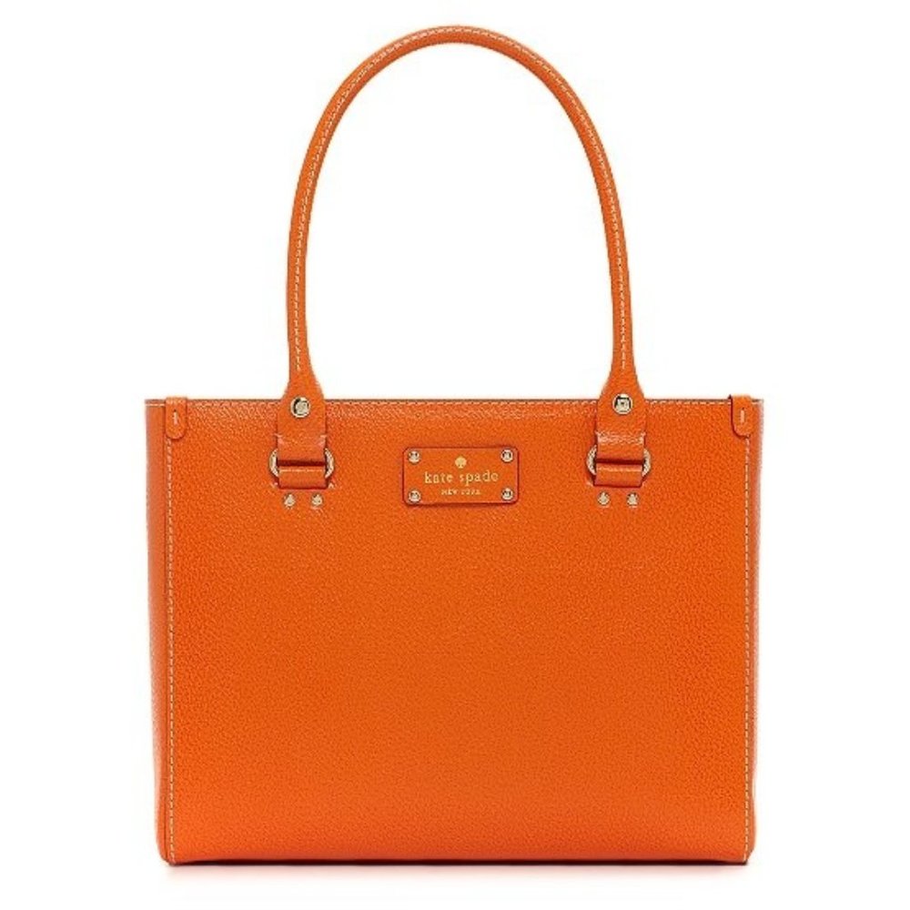 Kate Spade Wellesley Quinn Tote in Orange Sherbet